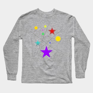 Shapes on A Shirt Long Sleeve T-Shirt